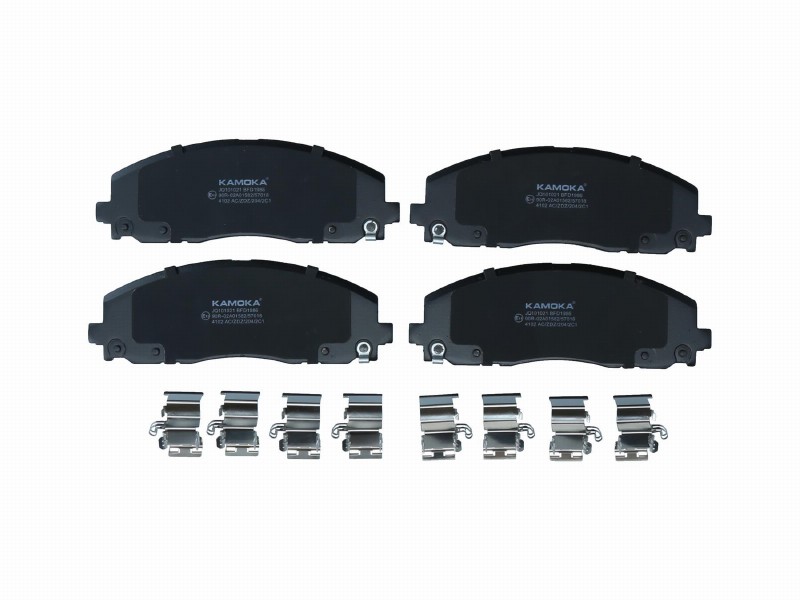 Brake pad set, disc brake