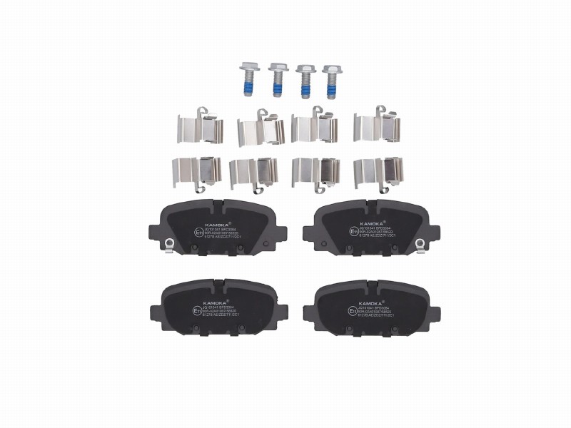 Brake pad set, disc brake
