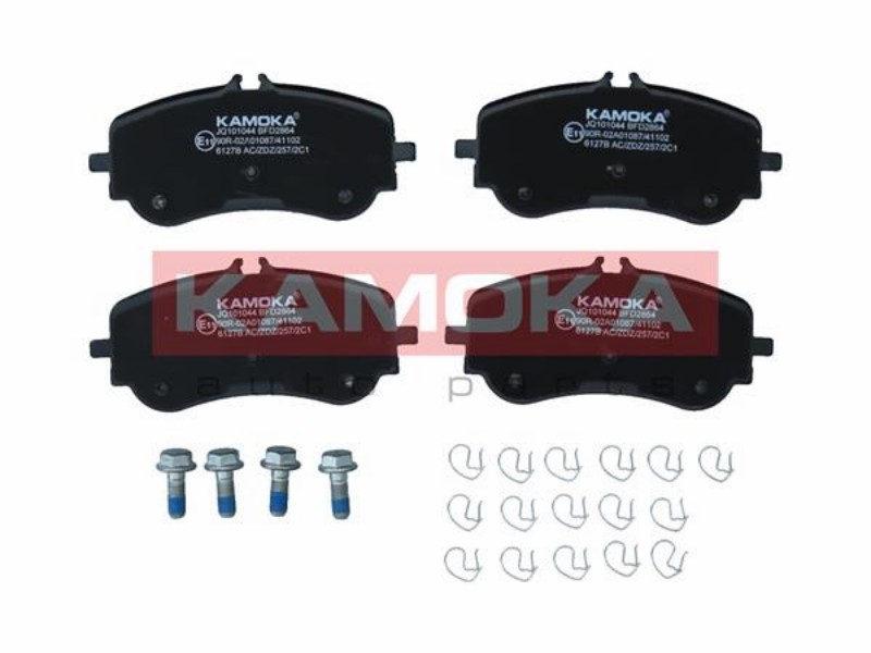 Brake pad set, disc brake
