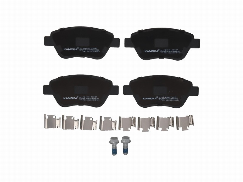 Brake pad set, disc brake