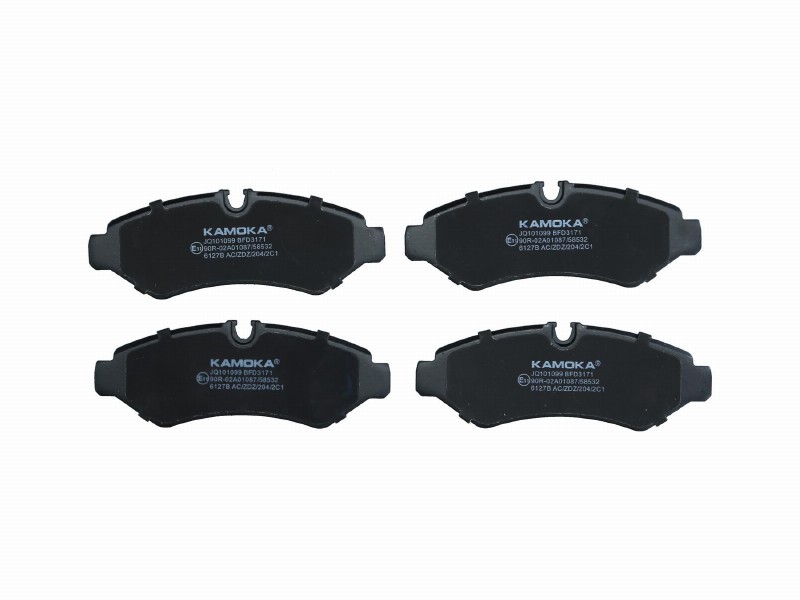 Brake pad set, disc brake