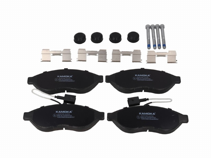 Brake pad set, disc brake