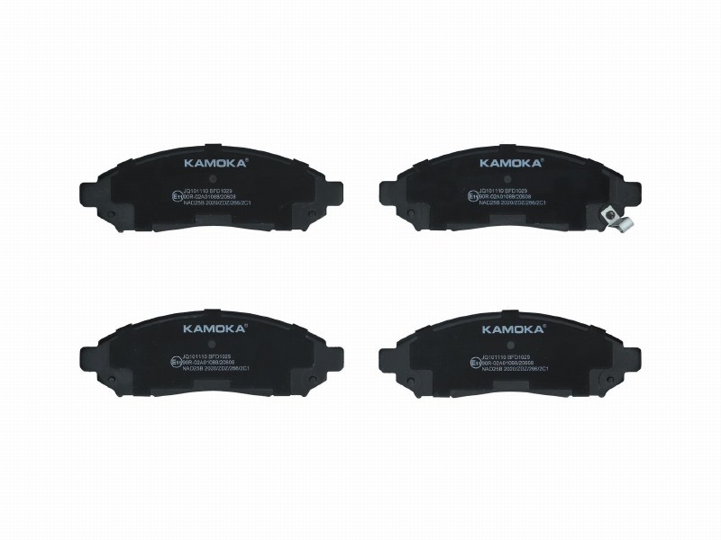 Brake pad set, disc brake
