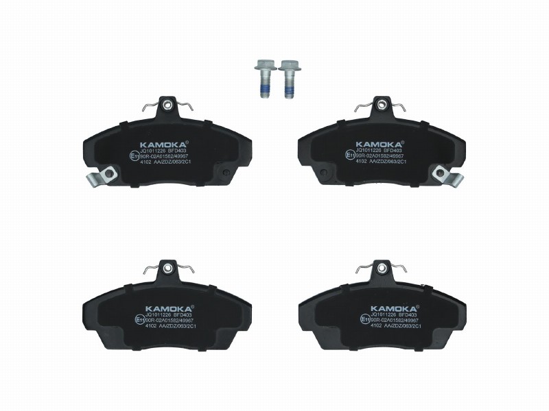 Brake pad set, disc brake