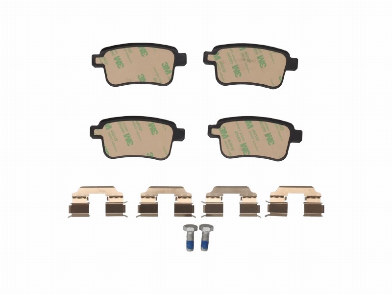 Brake pad set, disc brake