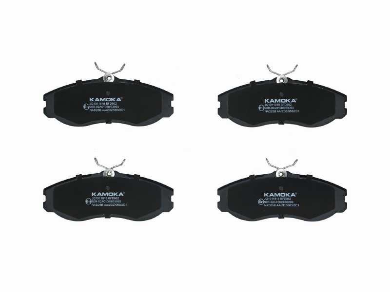 Brake pad set, disc brake