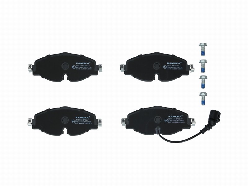Brake pad set, disc brake