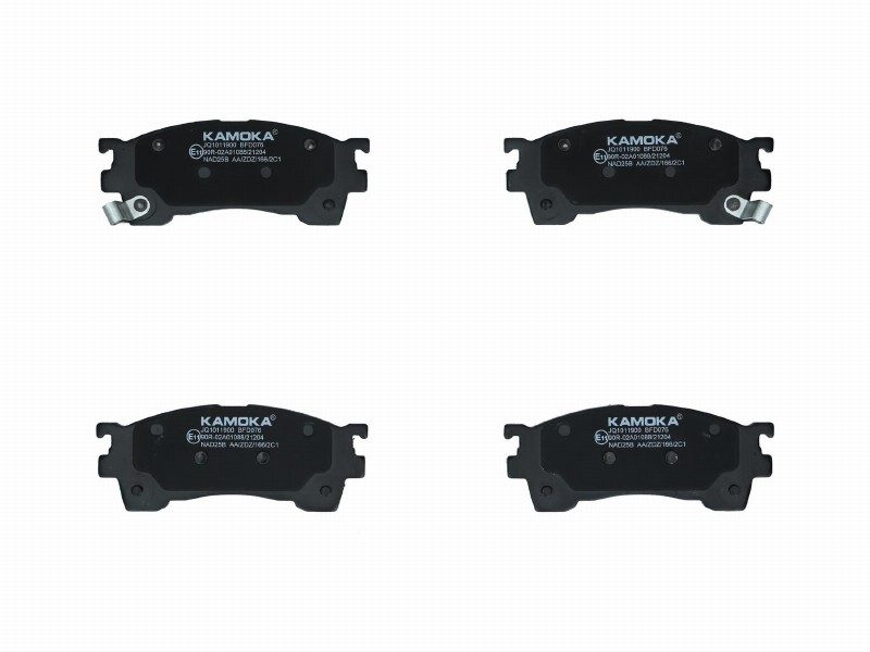 Brake pad set, disc brake