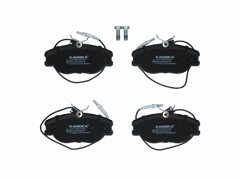 Brake pad set, disc brake