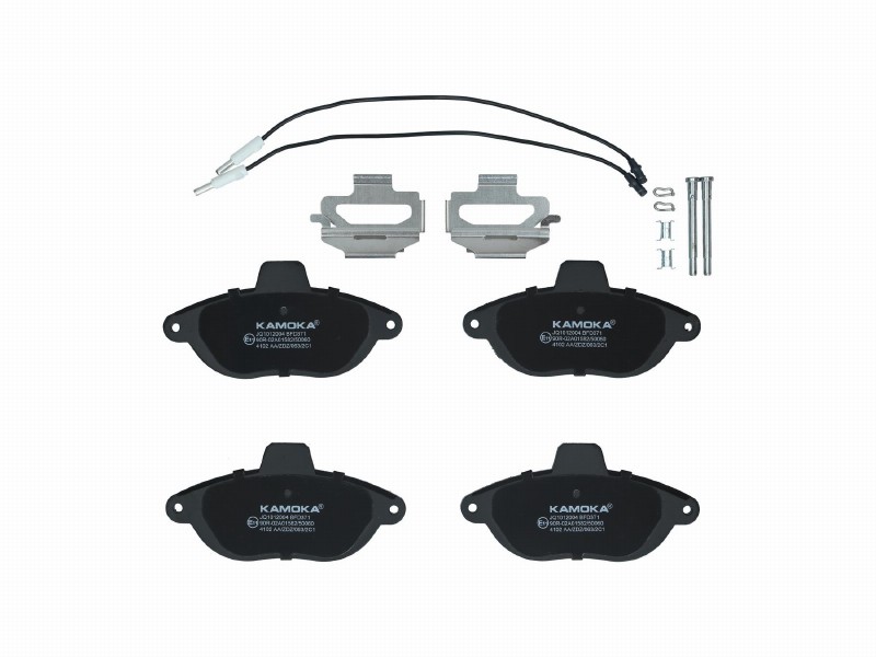 Brake pad set, disc brake
