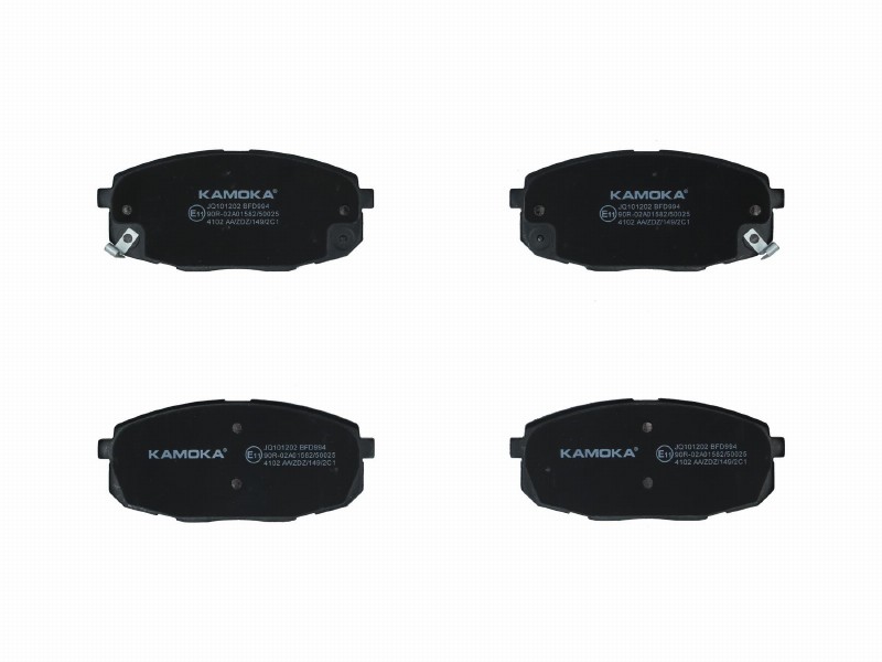 Brake pad set, disc brake