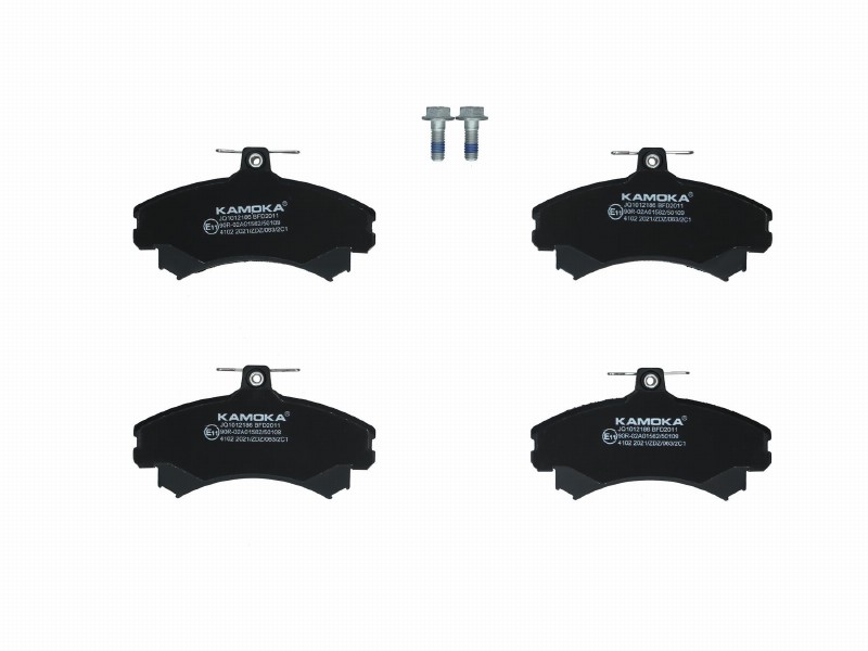 Brake pad set, disc brake