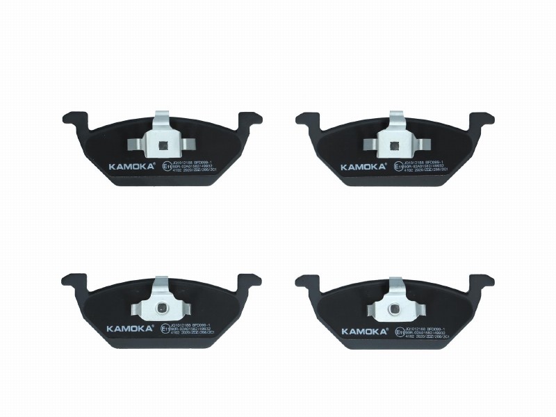 Brake pad set, disc brake