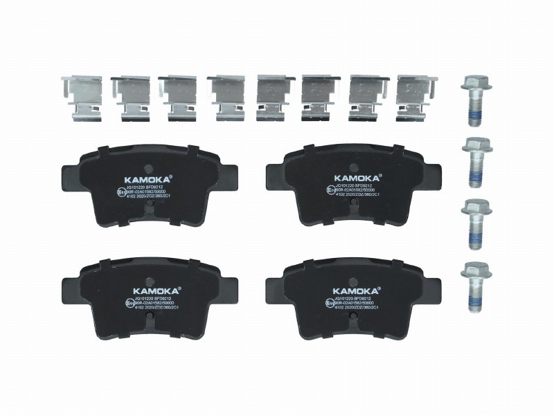 Brake pad set, disc brake