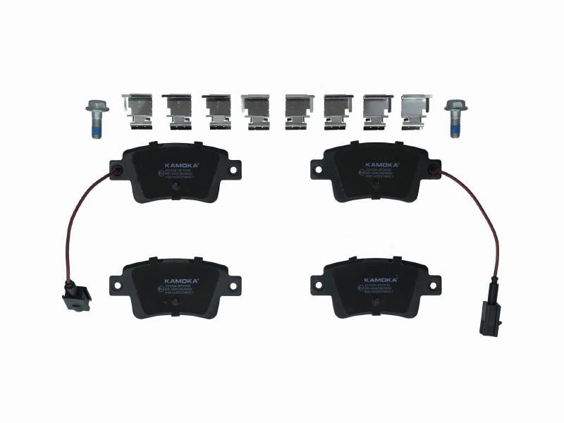 Brake pad set, disc brake