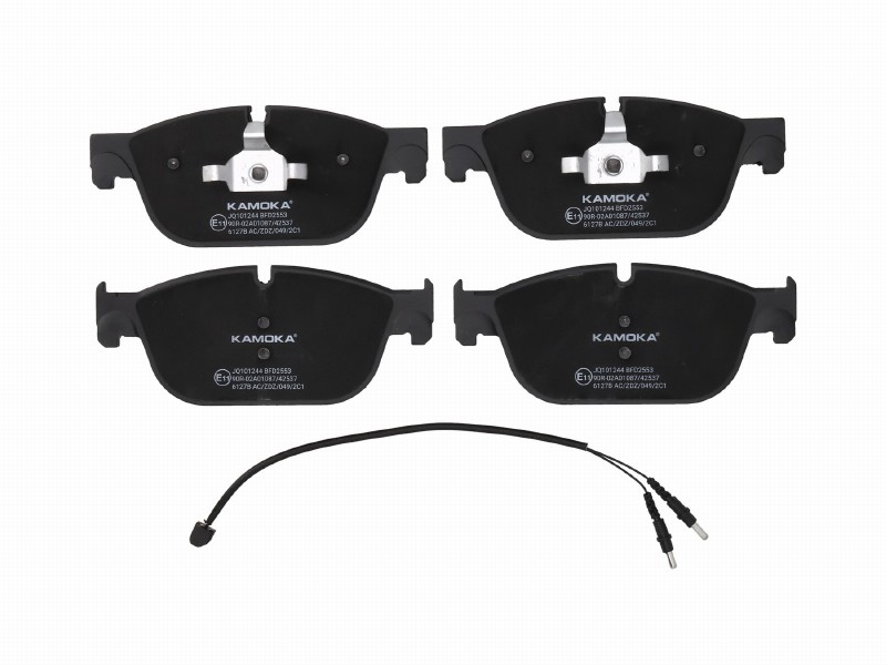 Brake pad set, disc brake