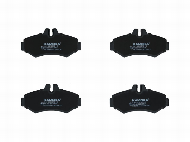 Brake pad set, disc brake