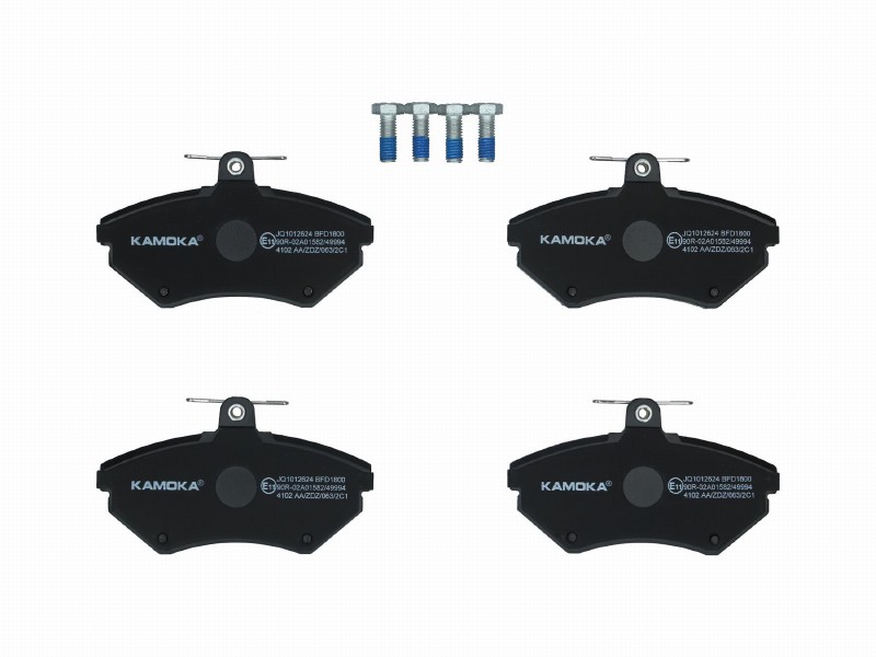 Brake pad set, disc brake