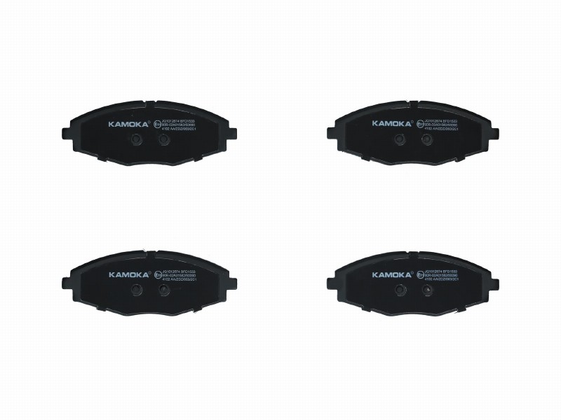 Brake pad set, disc brake