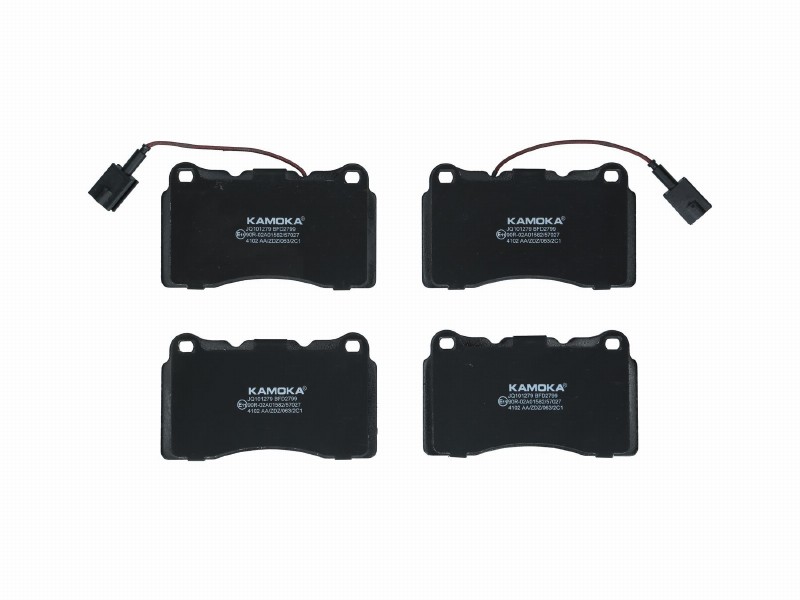 Brake pad set, disc brake