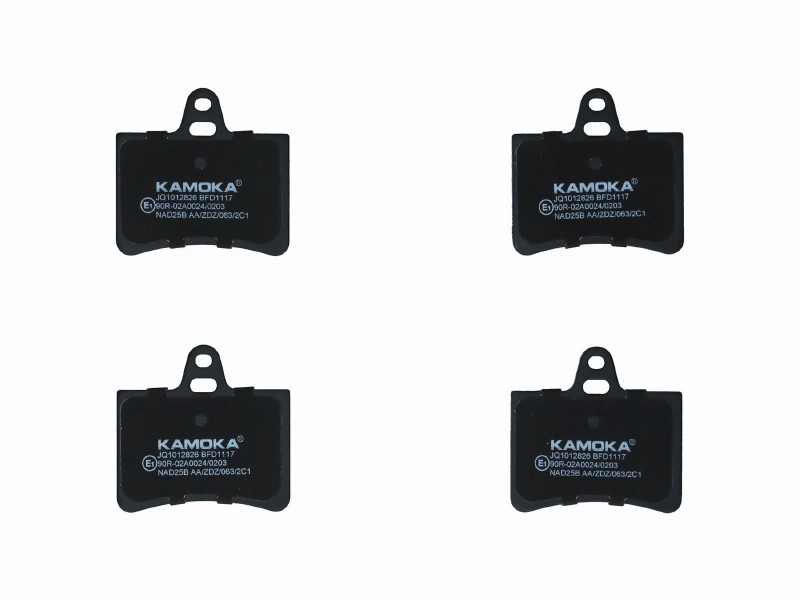 Brake pad set, disc brake