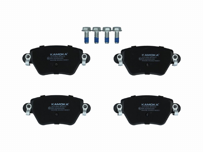Brake pad set, disc brake
