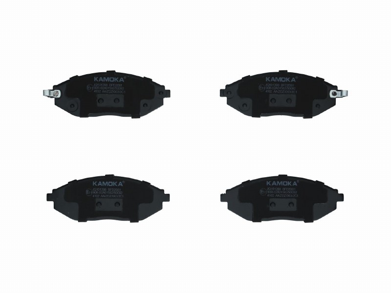 Brake pad set, disc brake