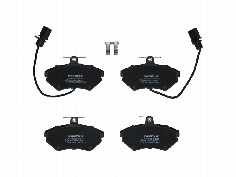 Brake pad set, disc brake