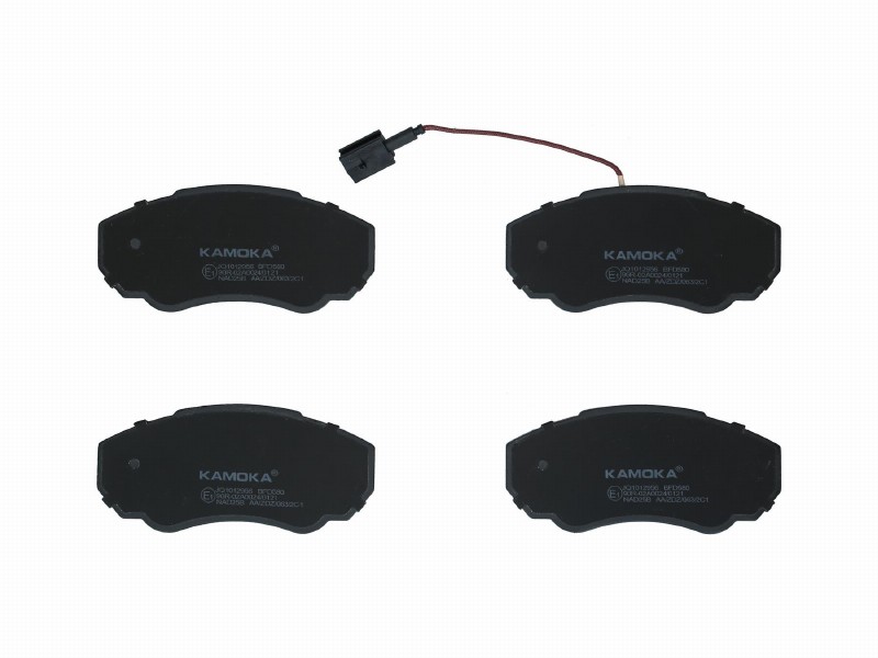 Brake pad set, disc brake