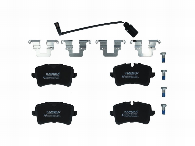 Brake pad set, disc brake