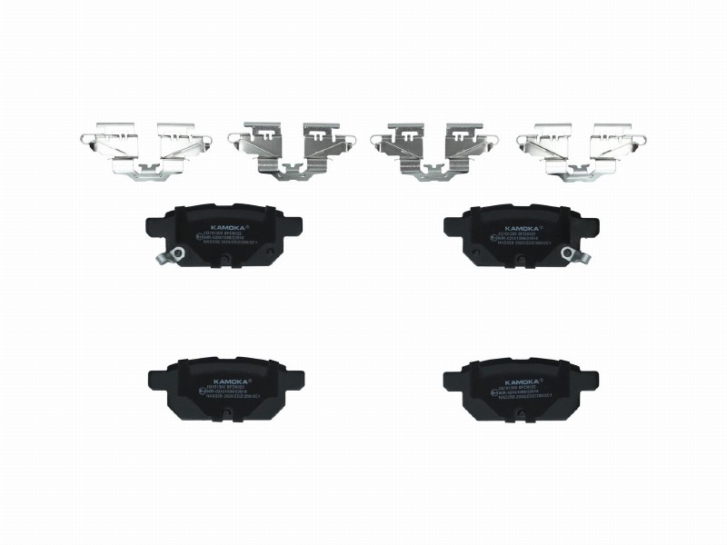 Brake pad set, disc brake