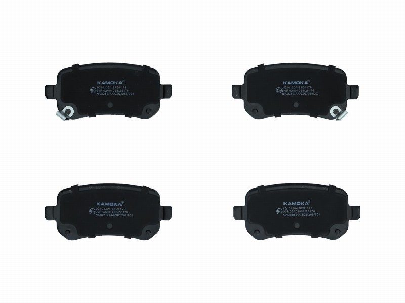 Brake pad set, disc brake