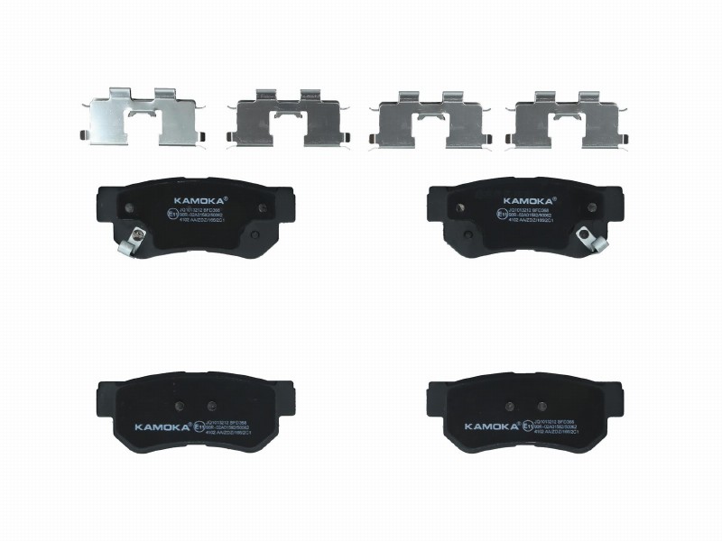 Brake pad set, disc brake