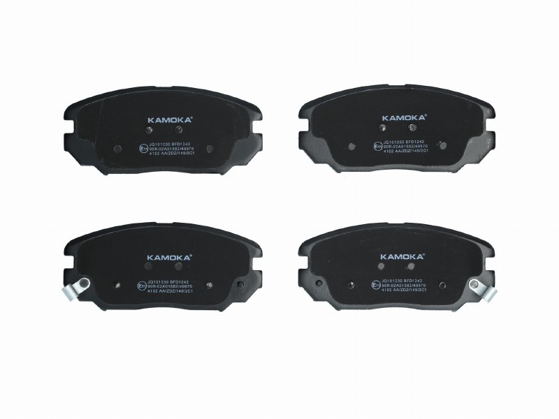 Brake pad set, disc brake