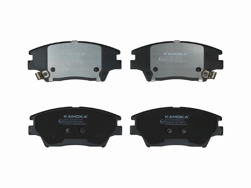 Brake pad set, disc brake