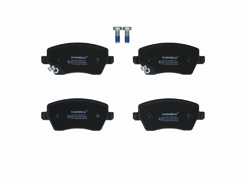Brake pad set, disc brake