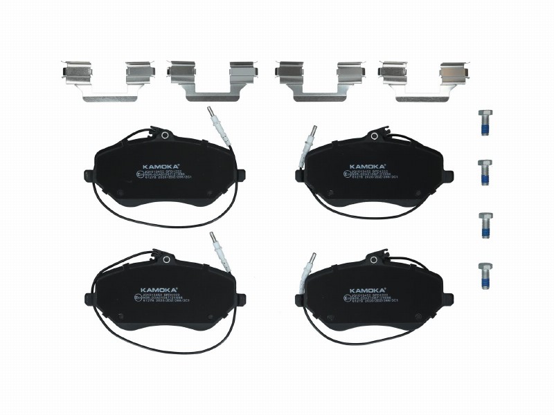 Brake pad set, disc brake