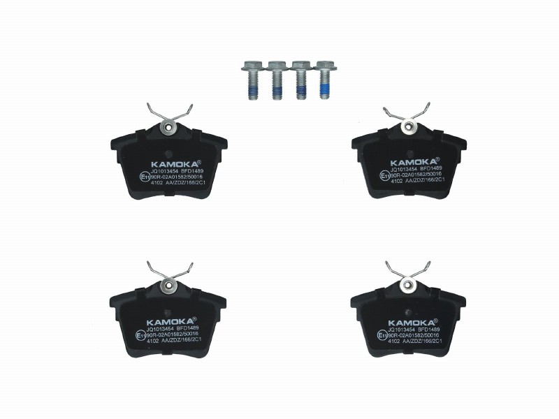Brake pad set, disc brake