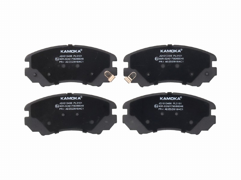 Brake pad set, disc brake