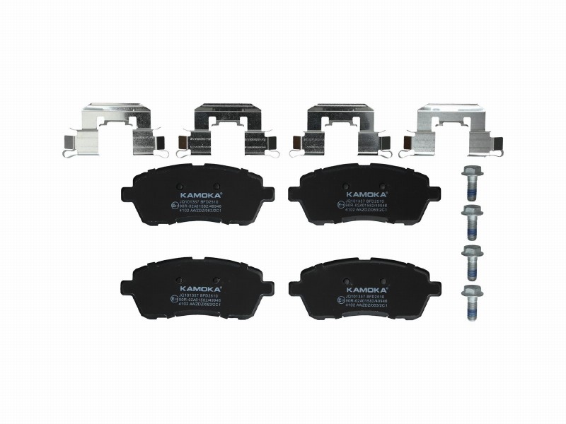 Brake pad set, disc brake