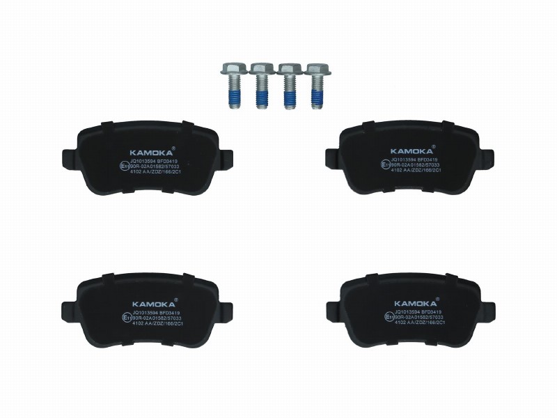 Brake pad set, disc brake