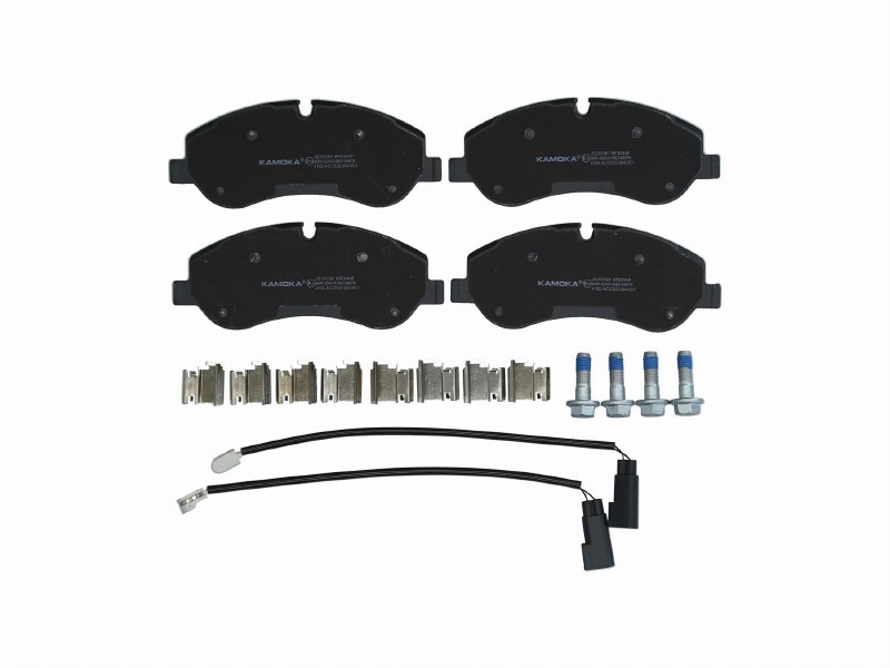 Brake pad set, disc brake