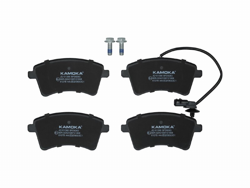 Brake pad set, disc brake