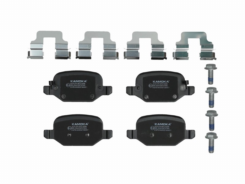 Brake pad set, disc brake