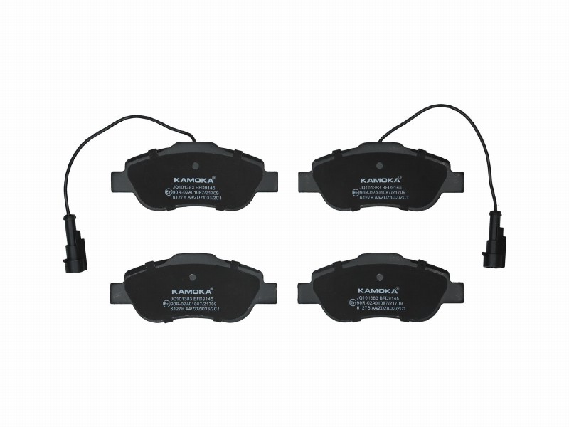 Brake pad set, disc brake