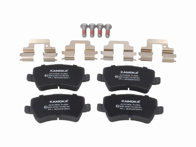 Brake pad set, disc brake