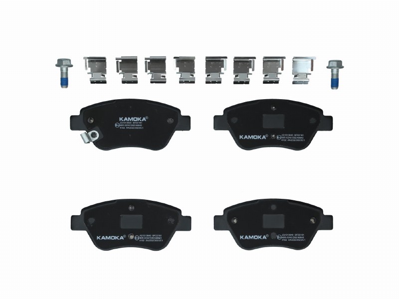 Brake pad set, disc brake