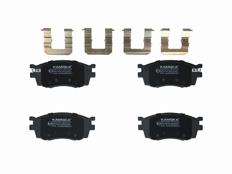 Brake pad set, disc brake