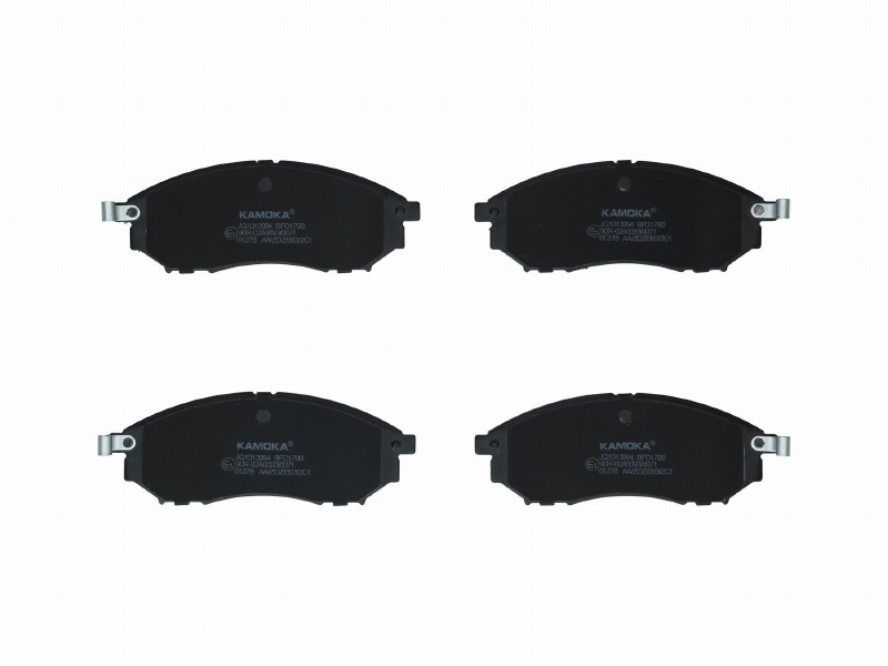 Brake pad set, disc brake