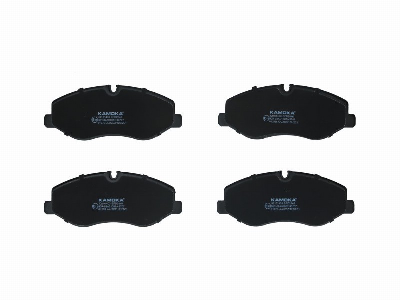 Brake pad set, disc brake
